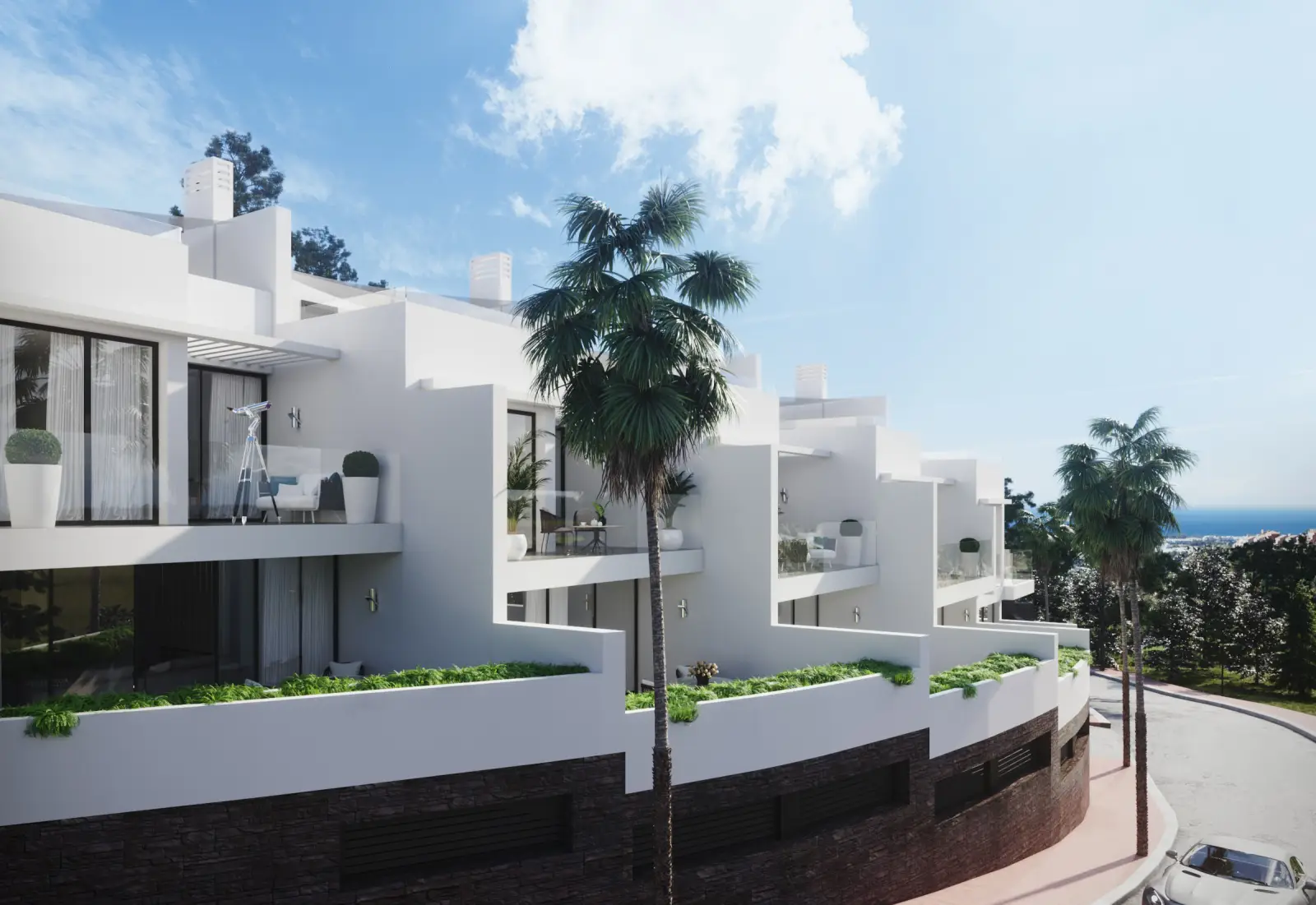 Benalmádena Pueblo village