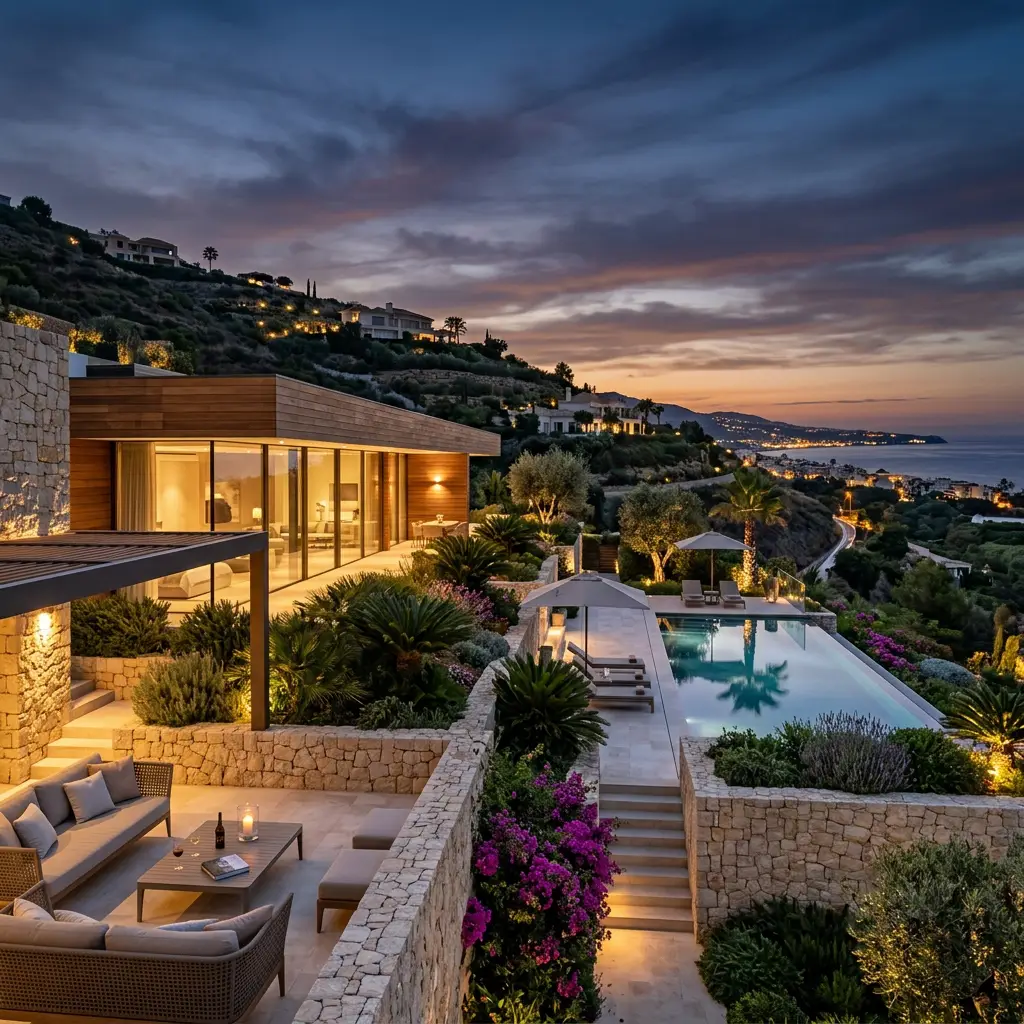 Private Villa integrated in landscape